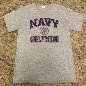 Navy Girlfriend Shirt - Medium